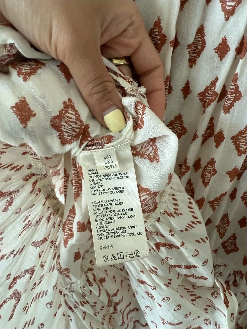 Free People HEARTS DESIRE PRINT TUNIC DRESS IN IVORY COMBO